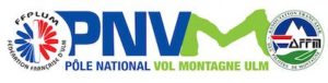 Logo du pôle national vol montagne ULM - PNVM